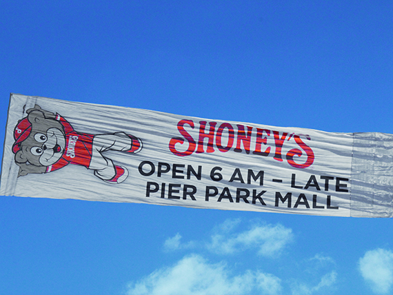 Shoney's Aerial Billboard