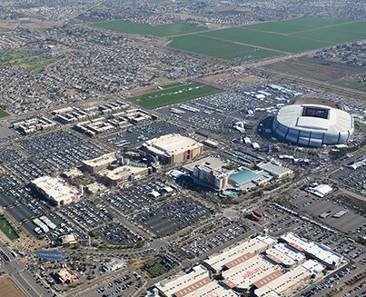 Aerial View of Stadium