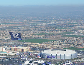 Pemco Aerial Billboard over Stadium