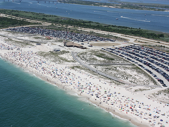 Aerial View Beach