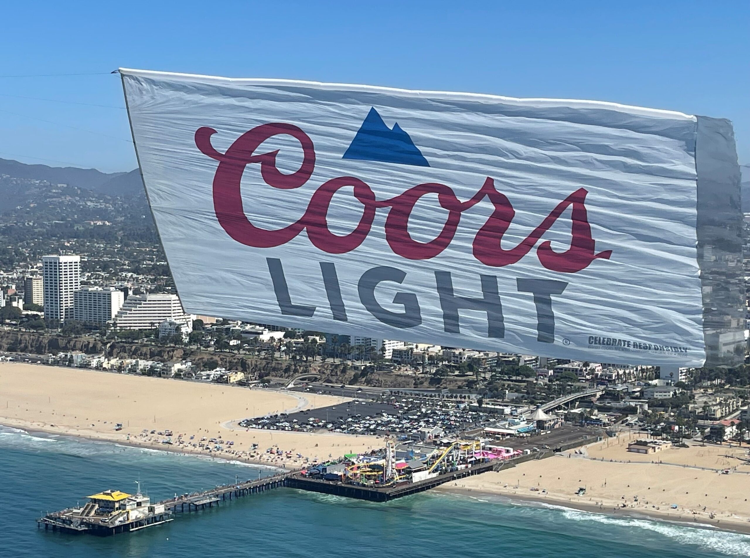 Coors Light Aerial Billboard